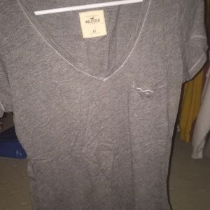 grey v neck